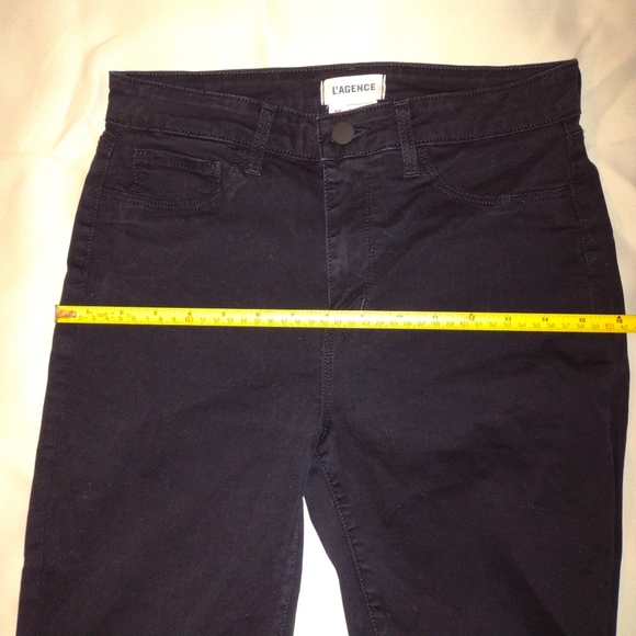 Sale! Size 27: L'agence | Margot Black skinny jeans | - Picture 1 of 12
